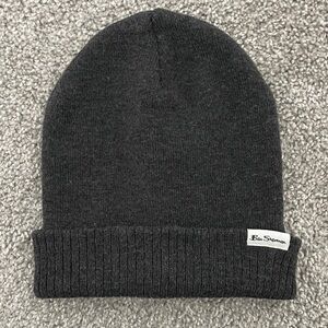 Ben Sherman Charcoal Knit Beanie